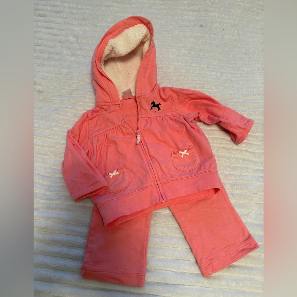 Carter's Coral Baby Outfit